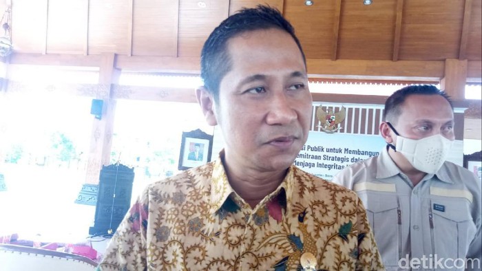 Ketua Komisi Yudisial (KY) Mukti Fajar Nur Dewata di Bantul, DIY, Kamis (9/12/2021).