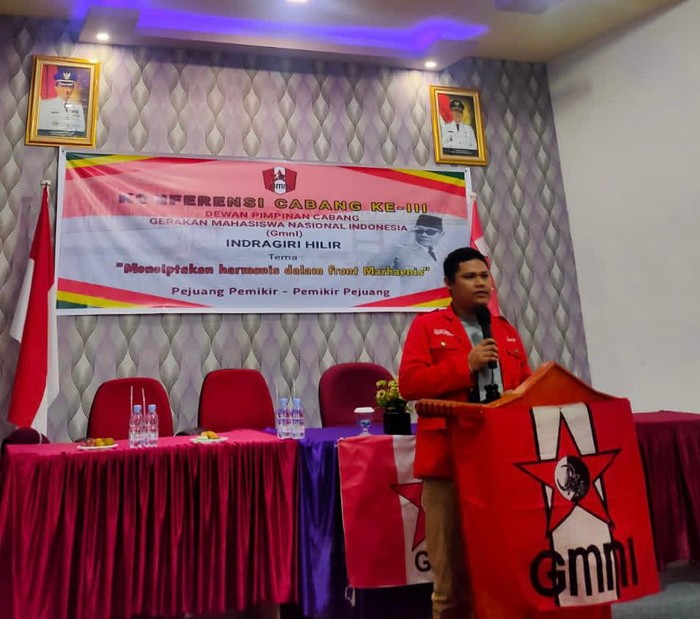 Ketua Umum GMNI, Arjuna Aldino Putra. (Dok GMNI)