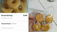 Donat kentang yang gemuk selalu berhasil menarik perhatian orang. Tapi pas dibeli tampilannya malah seperti bola pimpong. Foto: Instagram @_sadfood