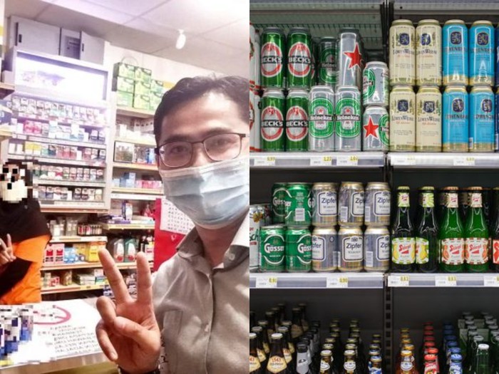 Viral Pak Ustaz Hentikan Transaksi Minuman Keras di Supermarket