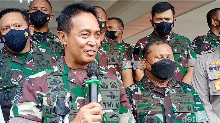 Panglima TNI Jenderal Andika Perkasa. (Muslimin Abbas/detikcom)