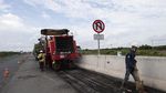 Jelang Nataru, Jalan Tol Trans Sumatera Diperbaiki