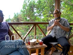 Ssstt... Novel Baswedan Ngobrol Bareng Rocky Gerung, Bahas Apa Aja?