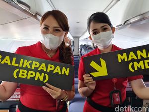 Hore! Wings Air Buka Rute Manado-Balikpapan, Penerbangan Perdana Sukses