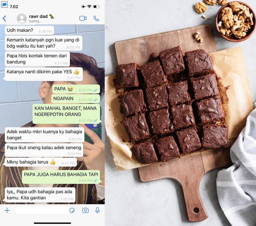 So Sweet! Aksi Ayah Belikan Kue Kesukaan sang Anak Ini Bikin Netizen Iri