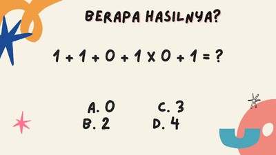 Seberapa Cerdas Kamu? Bisakah Jawab Soal Matematika Sederhana Ini?