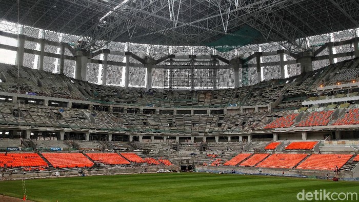Progres pembangunan Jakarta International Stadium telah mencapai 87 persen. Diketahui, saat ini pembangunan berfokus pada pemasangan bangku penonton.