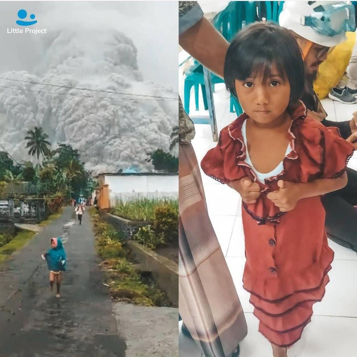 fida, bocah erupsi semeru