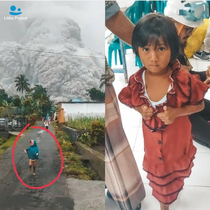 fida, bocah erupsi semeru