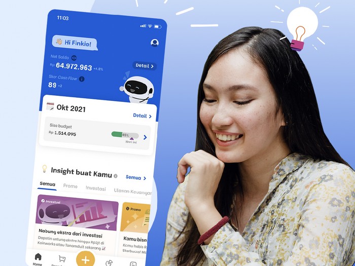 Finku, startup penyedia solusi kelola keuangan pribadi.