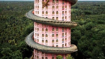 Wat Samphran (Kuil Naga) di Thailand. Foto: Brightside