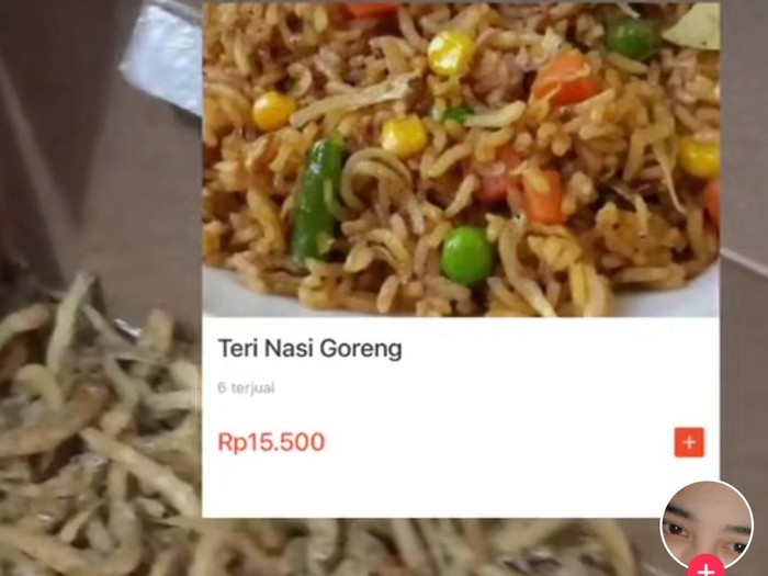 Gegara Salah Baca Menu, Netizen Beli Nasi Goreng Teri Tanpa Nasi Gegara Salah Baca Menu, Netizen Beli Nasi Goreng Teri Tanpa Nasi