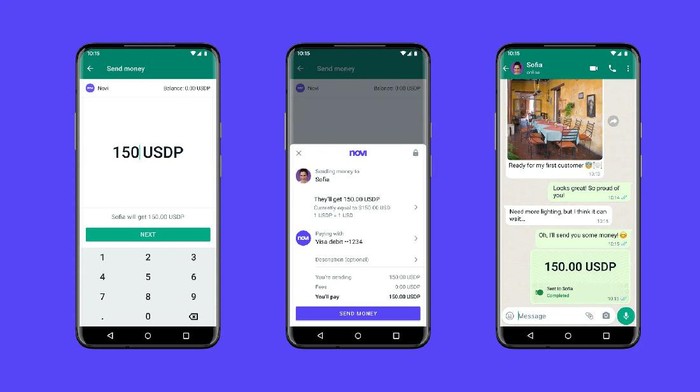 Pengguna WhatsApp bisa kirim uang kripto lewat chat