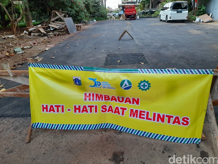 Kondisi sumur resapan di Perumahan Bona Indah, Lebak Bulus, Jakarta Selatan, 10 Desember 2021. (Marteen Ronaldo Pakpahan/detikcom)