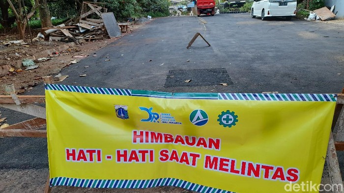 Kondisi sumur resapan di Perumahan Bona Indah, Lebak Bulus, Jakarta Selatan, 10 Desember 2021. (Marteen Ronaldo Pakpahan/detikcom)