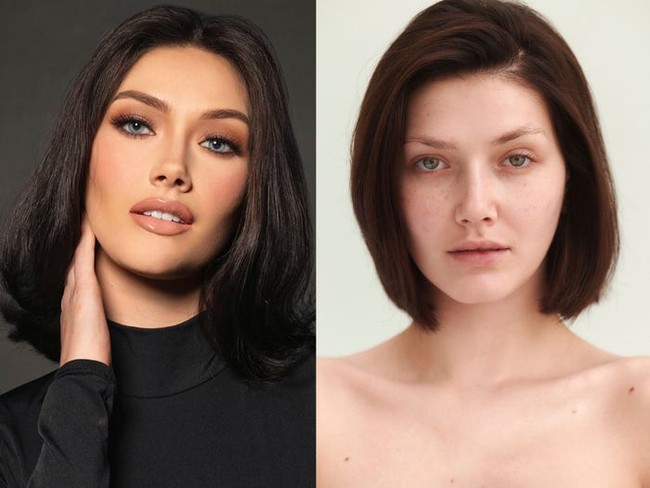 Pemotretan finalis Miss Universe tanpa makeup menjadi bagian dari kontes kecantikan tersebut. Sejak 2016, kontes kecantikan sejagat itu selalu melakukan pemotretan tanpa makeup sebagai bagian penerimaan diri. Dan seperti inilah penampilan Julieta Gracia, finalis dari Argentina ketika tanpa makeup. Ketika tidak menggunakan makeup, wajahnya tampak lebih pucat. Foto: dok. Instagram Miss Universe