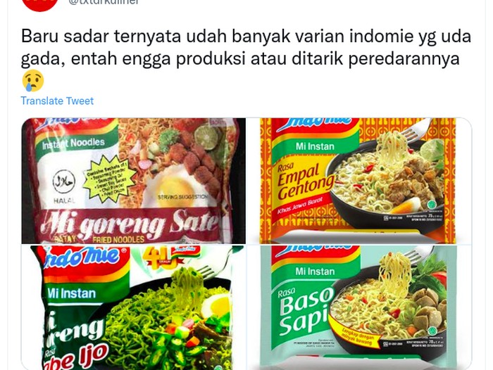 Netizen Kompak Curhat di Twitter Sulit Dapatkan Varian Indomie Favoritnya Netizen Kompak Curhat di Twitter Sulit Dapatkan Varian Indomie Favoritnya