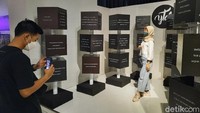 Keunikan pameran ini terletak pada karya-karya dari kreator Intelectual Property (IP) yang dipasang secara interaktif. Setidaknya ada 16 IP yang dipamerkan di sini. (Putu Intan/detikcom)