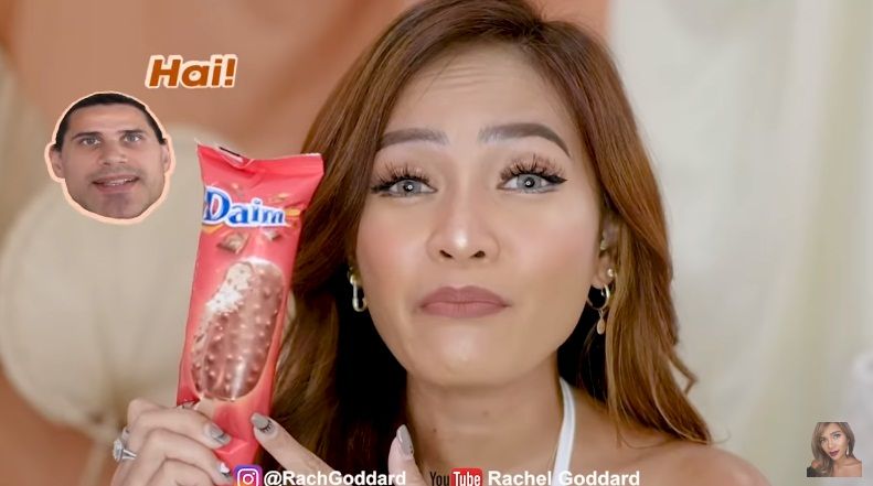 Rachel Goddard Cicip Es Krim Sultan dengan Harga Paling Mahal Rp 380 Ribu