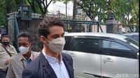 Hadir juga kekasih Rachel Vennya, Salim. Foto: Muhammad Ahsan/detikHOT