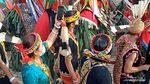 Warna Warni Festival Hudoq Kawit di Samarinda
