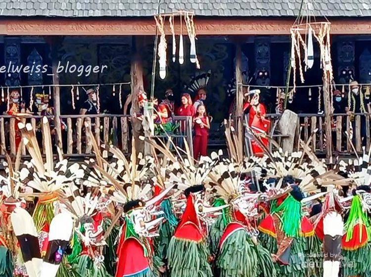 Warna Warni Festival Hudoq Kawit di Samarinda