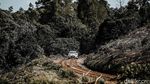 Aksi Para Pebalap di Danau Toba Rally 2021