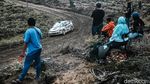 Aksi Para Pebalap di Danau Toba Rally 2021