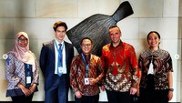 Forum internasional itu juga dihadirkan oleh Ibu Duta Besar Australia untuk Indonesia dan perwakilan dari banyak negara.  Foto: Dimas Beck/ Instagram