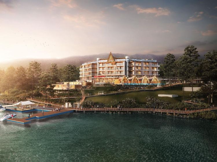 Penampakan Calon Resor Bintang 5 Danau Toba