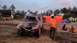 Penampakan Mobil Relawan UNS yang Hancur Diterjang Lahar Dingin Semeru