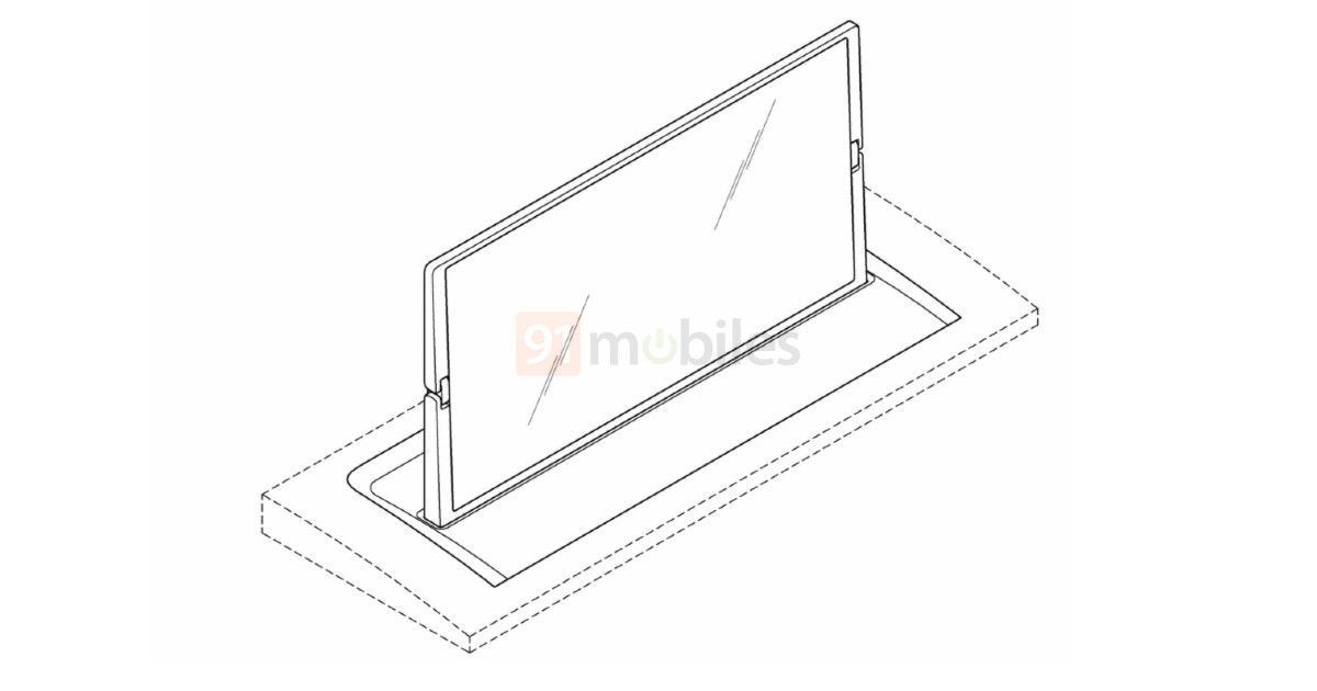 Paten LG layar lipat di mobil