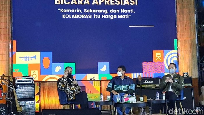 Sandiaga Bertemu Arief Yahya dan Triawan Munaf, Dapat Wejangan hingga Nyanyi Bareng