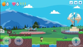 Untuk mendapatkan buah Maja, Hasan harus melewati rintangan sungai, semak belukar dan bambu runcing. Tidak hanya itu, Ia juga harus melawan musuh seperti kelelawar, babi hutan dan monyet. (Foto: Bima Bagaskara/detikcom)