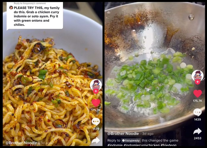 Viral Resep Indomie Kari Ayam Digoreng dengan Daun Bawang, Rasanya Nikmat! Viral Resep Indomie Kari Ayam Digoreng dengan Daun Bawang, Rasanya Nikmat!