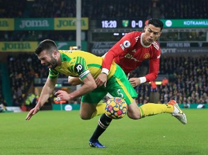 Norwich City Vs MU Masih 0-0 di Babak Pertama