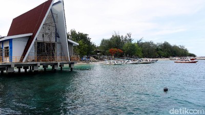 Foto Terkini Gili Trawangan, Sunyi Sepi Bak Kota Mati