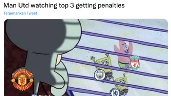 MU lihat di laga sebelumnya, City, Liverpool, dan Chelsea dihadiahi penalti oleh wasit masing-masing. Eh, MU ikutan. Foto: Internet