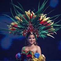 Miss Universe Jamaica Deana Soares. Foto: AP/Ariel Schalit