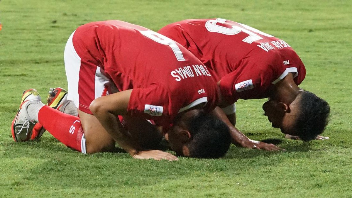 Timnas Indonesia saat mengalahkan Kamboja. Foto: ANTARA FOTO/HUMAS PSSI