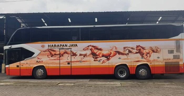 PO Harapan Jaya resmi mengoperasikan bus Avante D1 buatan karoseri Tentrem