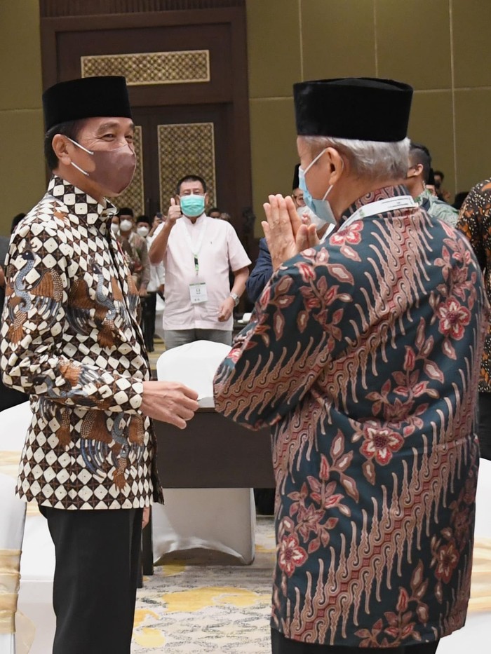 Presiden Jokowi dan Anwar Abbas