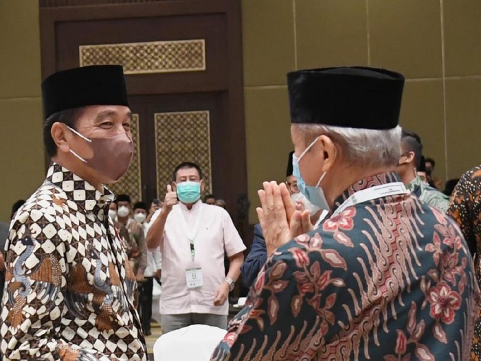 Presiden Jokowi dan Anwar Abbas