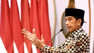 Potret Gestur Jokowi Saat Jawab Kritik Langsung Anwar Abbas