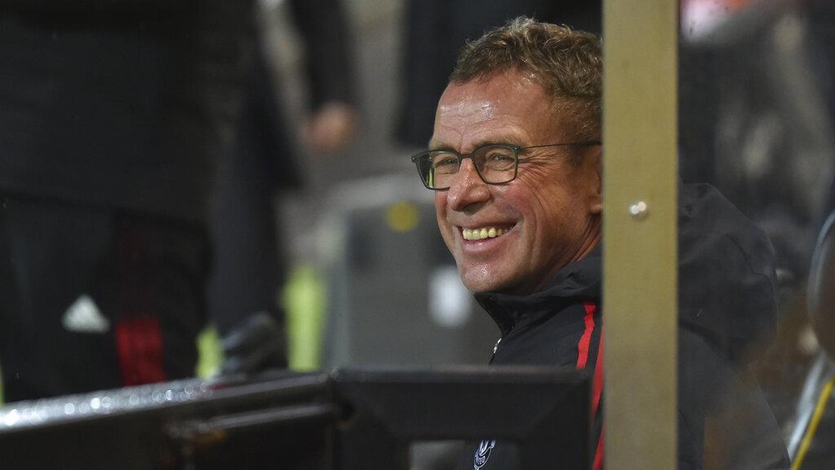 Ralf Rangnick dipastikan akan melatih timnas Austria usai menyelesaikan perannya sebagai manajer interim Manchester United.. (Foto: AP/Rui Vieira)