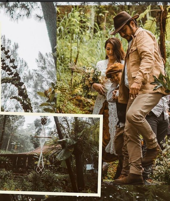 Melengkapi penampilannya, aktor 37 tahun itu tampil dengan topi koboi. Foto: dok. Instagram