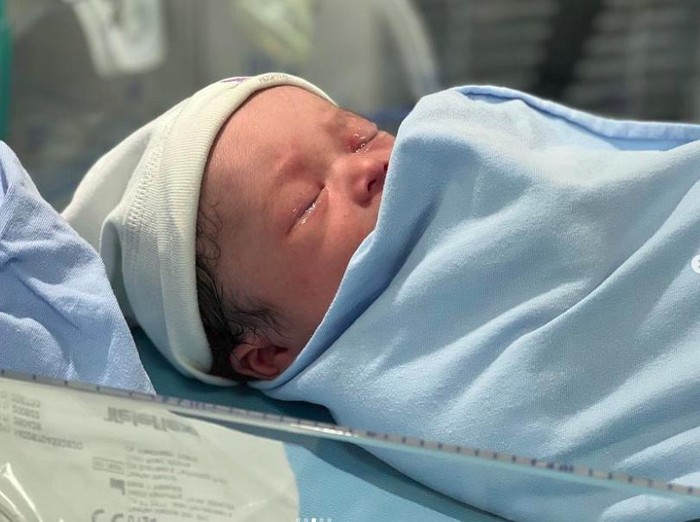 Wajah anak Nathalie Holscher dan Sule.