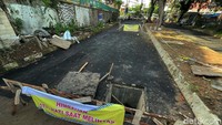 Sumur resapan itu berjenis kolam resapan modular.