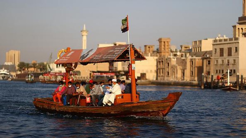 DUBAI, UNITED ARAB EMIRATES - APRIL 29: Tailors work on garments on April 29, 2021 in Dubai, United Arab Emirates. Muslim men and women across the world observe Ramadan, a month long celebration of self-purification and restraint. During Ramadan, the Muslim community fast, abstaining from food, drink, smoking and sex between sunrise and sunset, breaking their fast with an Iftar meal after sunset.  (Photo by Francois Nel/Getty Images)