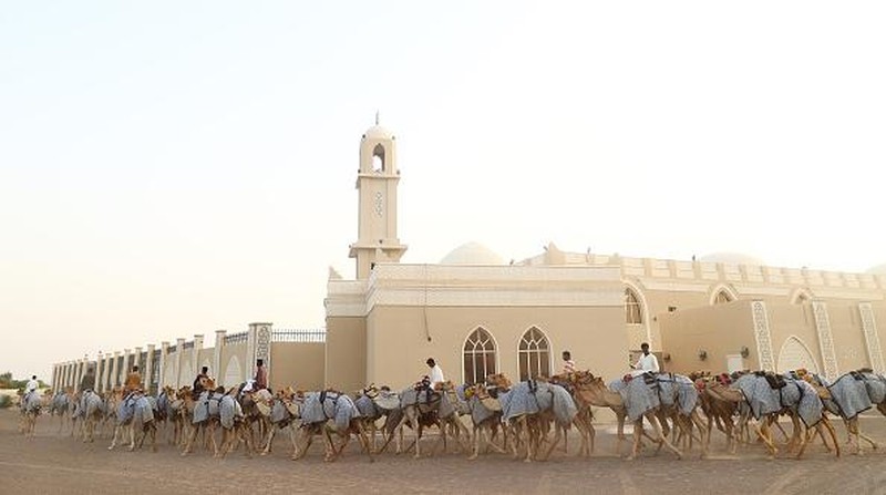 DUBAI, UNITED ARAB EMIRATES - APRIL 29: Tailors work on garments on April 29, 2021 in Dubai, United Arab Emirates. Muslim men and women across the world observe Ramadan, a month long celebration of self-purification and restraint. During Ramadan, the Muslim community fast, abstaining from food, drink, smoking and sex between sunrise and sunset, breaking their fast with an Iftar meal after sunset.  (Photo by Francois Nel/Getty Images)